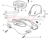 gilera Runner 50 2T Speedometers kms.-Handlebar covers