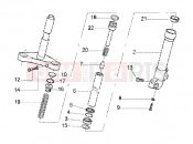 Showa front fork component parts - Gilera Runner 125 FX 2T