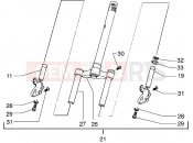 gilera Runner 180 VXR Front fork