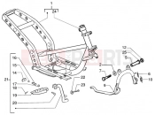 gilera Runner 200 VXR 4T Chasis-central stand