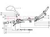 gilera Runner 50 Poggiali Handlebars component parts