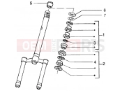 gilera Runner 50 Poggiali Steering bearing ball tracks
