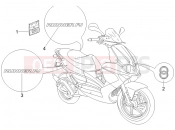 Plates - Emblems - Gilera Runner 50 Pure Jet SC 2005