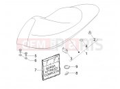Saddle/seats - Gilera Runner 50 Pure Jet SC 2005