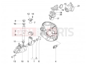 Throttle body - Injector - Induction joint - Gilera Runner 50 Pure Jet SC 2005