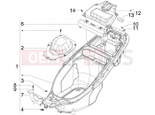 Helmet huosing - Undersaddle - Gilera Runner 50 ST Pure Jet 2009