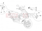 gilera 2007 Runner 50 Pure Jet Remote control switches - Battery - Horn