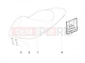 gilera 2011 Runner 50 Pure Jet Saddle/seats