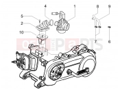 gilera 2006 Runner 50 SP -SC- Carburettor, assembly - Union pipe