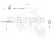 gilera 2006 Runner 50 SP -SC- Plates - Emblems