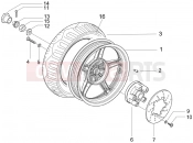 gilera 2006 Runner 50 SP -SC- Rear wheel