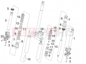gilera 2008 Runner 50 SP -SC- Fork's components (MVP)