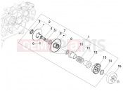 gilera 2011 Runner 50 SP Driven pulley