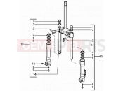 gilera 2013 Runner 50 SP Fork's components (Kayaba)