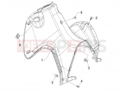 gilera 2013 Runner 50 SP Front glove-box - Knee-guard panel
