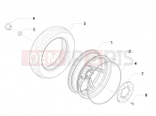 gilera 2013 Runner 50 SP Rear wheel