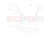 gilera 2014 Runner 50 SP Driving mirror/s