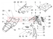 gilera 2014 Runner 50 SP Rear cover - Splash guard
