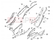 gilera 2015 Runner 50 SP oldal burkolat - idomzat