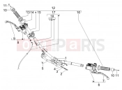 gilera 2019 Runner 50 SP Handlebars - Master cil.
