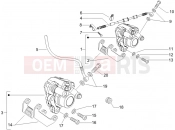 gilera 2005 Runner 50 SP Brakes pipes - Calipers