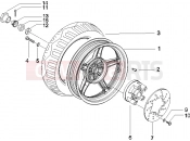 gilera 2006 Runner 50 SP Rear wheel