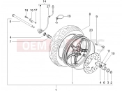 gilera 2007 Runner 50 SP Front wheel