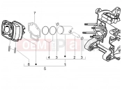 gilera 2008 Runner 50 SP Cylinder-piston-wrist pin unit