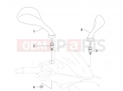 gilera 2008 Runner 50 SP Driving mirror/s