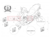 gilera 2009 Runner 50 SP Plates - Emblems