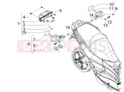 gilera 2009 Runner 50 SP Rear headlamps - Turn signal lamps