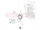 gilera 2008 Runner 125 ST 4T Flywheel magneto