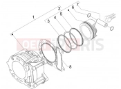gilera 2011 Runner 125 ST 4T Cylinder-piston-wrist pin unit