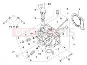 gilera 2012 Runner 125 ST 4T Head unit - Valve