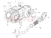 gilera 2013 Runner 125 ST 4T Crankcase cover - Crankcase cooling