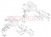 gilera 2015 Runner 125 ST 4T Rocking levers support unit