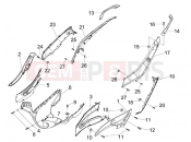 gilera 2015 Runner 125 ST 4T Side cover - Spoiler