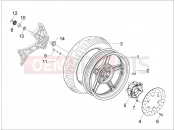 gilera 2010 Runner 200 ST 4T Rear wheel