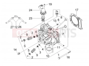 gilera 2012 Runner 200 ST 4T hengerfej - szelep