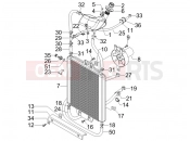 Cooling system - Gilera Runner 125 VX 4T 2005
