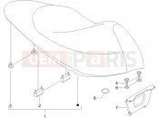 Saddle/seats - Gilera Runner 125 VX 4T 2005
