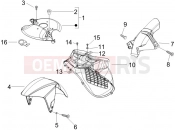 Wheel huosing - Mudguard - Gilera Runner 125 VX 4T 2006