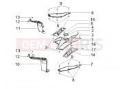 GILERA Runner 125 VX 4T Central cover - Footrests