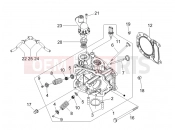 GILERA Runner 125 VX 4T Head unit - Valve