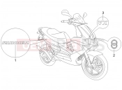 GILERA Runner 125 VX 4T Plates - Emblems