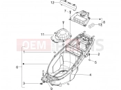 Helmet huosing - Undersaddle - Gilera Runner 125 VX 4T -SC- 2006