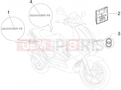 Plates - Emblems - Gilera Runner 125 VX 4T -SC- 2006
