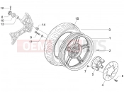 Rear wheel - Gilera Runner 125 VX 4T -SC- 2006