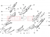 Side cover - Spoiler - Gilera Runner 125 VX 4T -SC- 2006