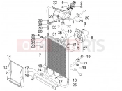 Cooling system - Gilera Runner 200 VXR 4T 2005